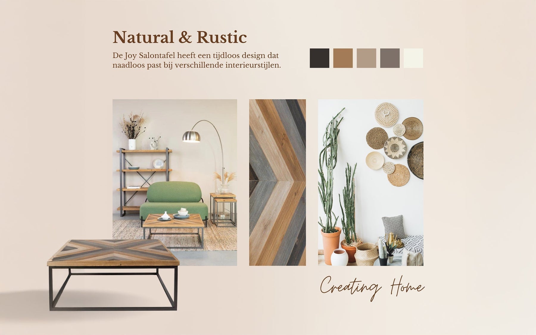 Ontdek hoe je met Junzo Rib stoelen, de Salontafel Lana, en de PAVAS hanglamp een complete industriële woonkamer creëert. Stylingtips + sfeerinspiratie.