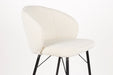 Barkruk Joa Barstool Polyester, Metaal Wit 75cm, sfeerbeeld 8