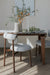 Eetkamerstoel Lee Polyester Beige 57x46 cm