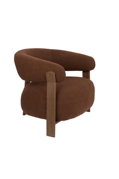 Fauteuil Robyn Polyester Rood 70.5x78 cm