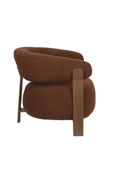 Fauteuil Robyn Polyester Rood 70.5x78 cm