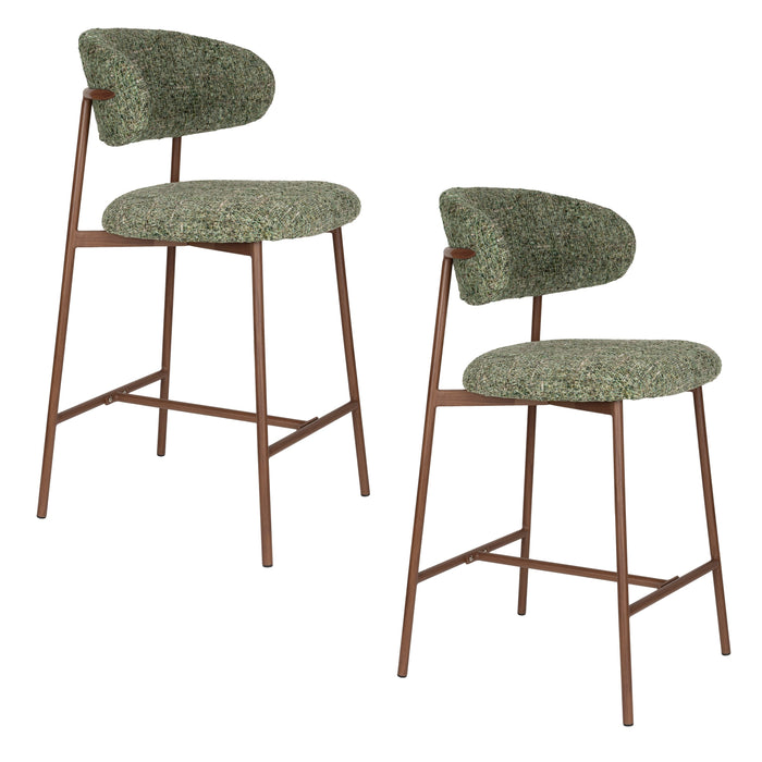 Barkruk Claes Polyester Groen 65cm