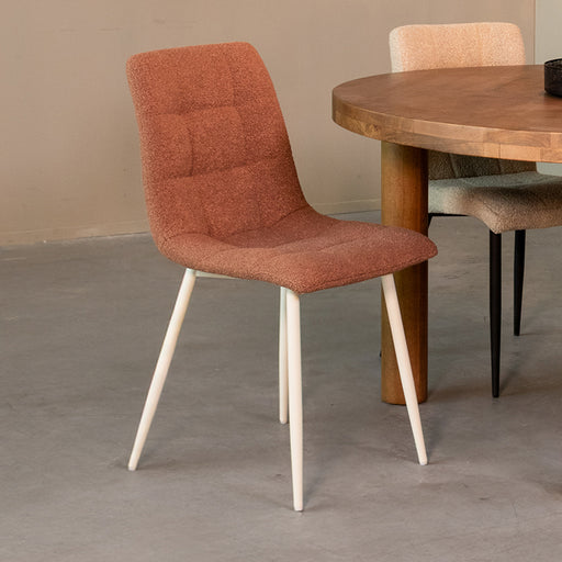 Label51 Eetkamerstoel Nino - Terra - Stof-Eetkamerstoelen-LABEL51