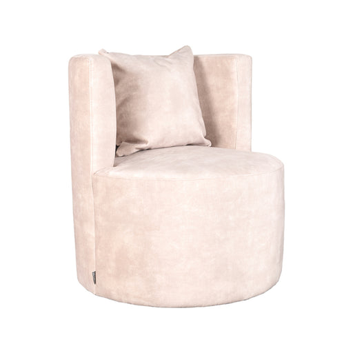 Label51 Fauteuil Evy - Naturel - Velours 65 cm-Fauteuils-LABEL51