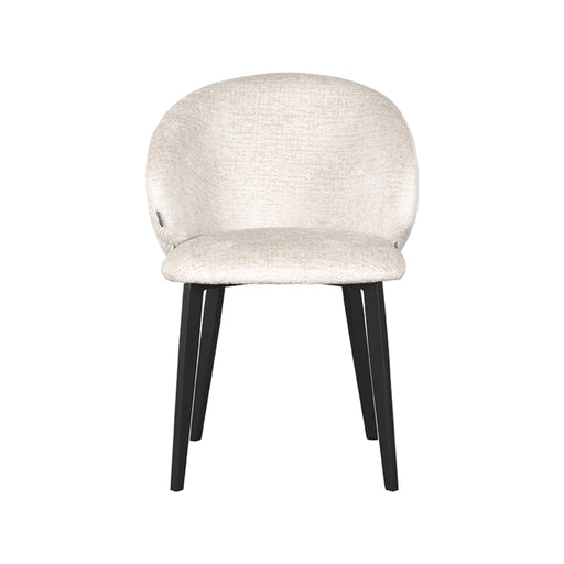 Label51 Eetkamerstoel Logan - crème - Micro Suede-Eetkamerstoelen-LABEL51
