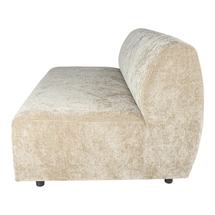 2-Zitsbank Lujo Polyester Creme-2-Zitsbanken-PTMD