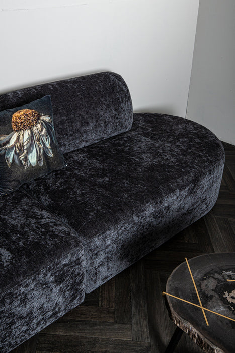 2-Sitzer-Sofas 2-Sitzer-Sofa Lujo Bank Creme Fiore Stoff 2 Sitzer Element