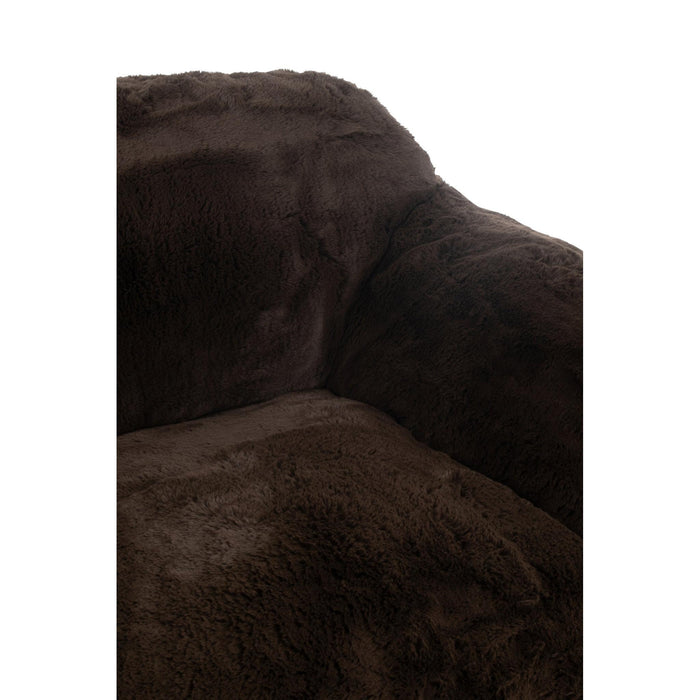 2.5-zitsbank Bruin Polyester L 110x152 cm-2-Zitsbanken-J-Line