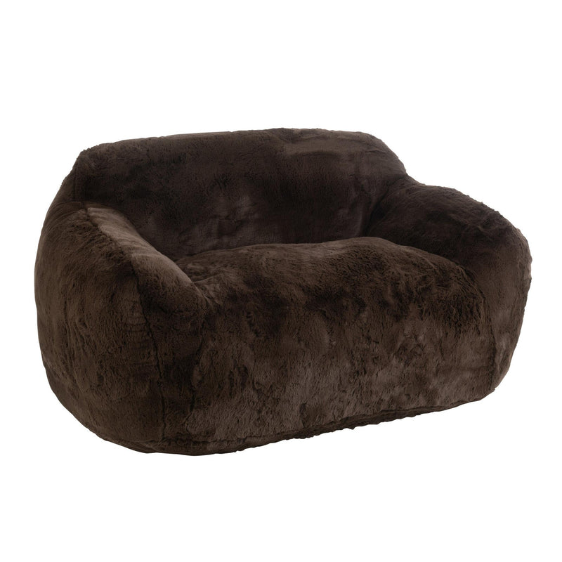 2.5-zitsbank Bruin Polyester L 110x152 cm-3-Zitsbanken-J-Line