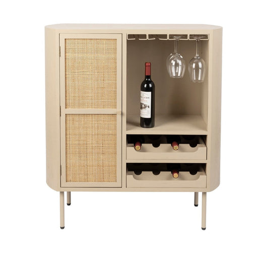 2de kans Amaya Wijnkast Laag 90x38x100 cm-Wijnkasten-Creating Home