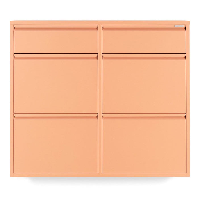 2de kans BILLY 6 Schoenenkast | Clay Terra | Staal-Schoenenrekken-Spinder