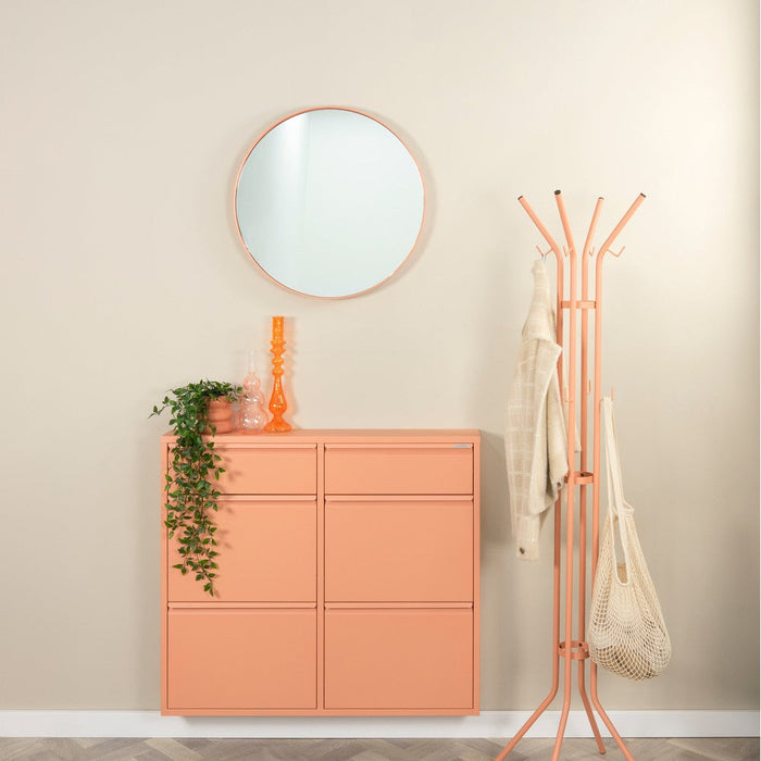 2de kans BILLY 6 Schoenenkast | Clay Terra | Staal-Schoenenrekken-Spinder