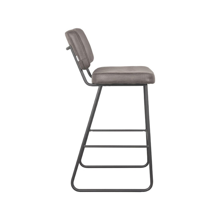 2de kans Barkruk Noah - Antraciet - Micro Suede - Zithoogte 78-Barkrukken-LABEL51