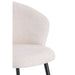 2de kans Eetkamerstoel Radaja - Crème - 58x58x78cm-Eetkamerstoelen-Light & Living
