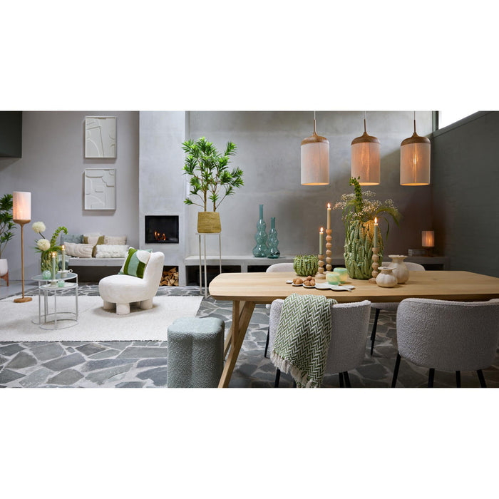 2de kans Eetkamerstoel Radaja - Crème - 58x58x78cm-Eetkamerstoelen-Light & Living