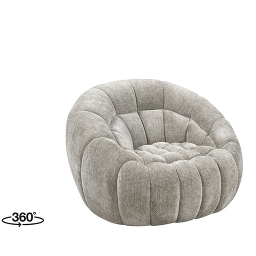 2de kans LABEL51 Fauteuil Cloud - Stone - Elite - 1-Zits - Draaibaar-Fauteuils-LABEL51