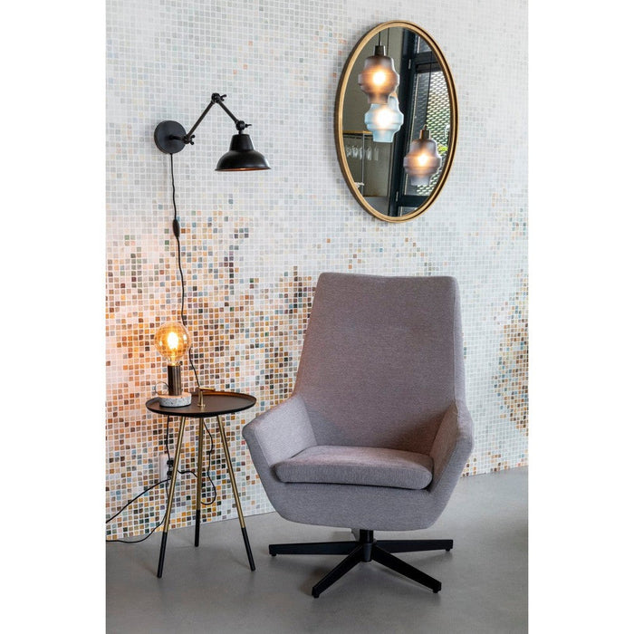 2de kans Matz Spiegel Ovaal Antiek Goud Medium-Spiegels-Creating Home