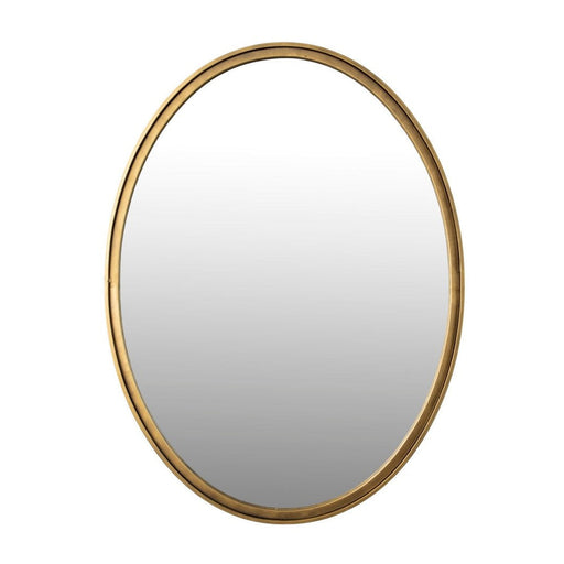 2de kans Matz Spiegel Ovaal Antiek Goud Medium-Spiegels-Creating Home