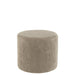 2de kans Pouf Strepen Velvet Grey-Poefs-J-Line