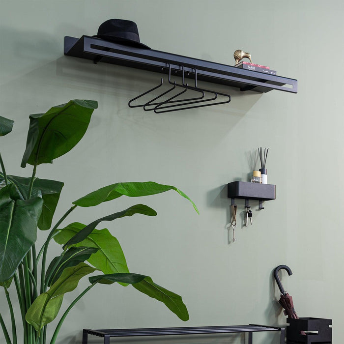 2de kans SWAY 120 Wandkapstok - Zwart-Kapstokken-Spinder