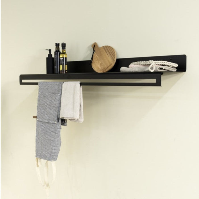 2de kans SWAY 120 Wandkapstok - Zwart-Kapstokken-Spinder