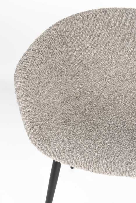 2de kans Stoel Charly | Beige | met zwarte poten