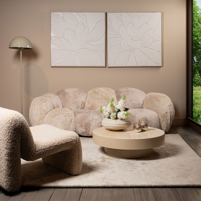 3-Zitsbank Curvae Lush Beige