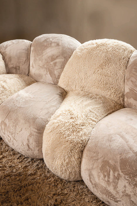 3-Zitsbank Curvae Lush Beige