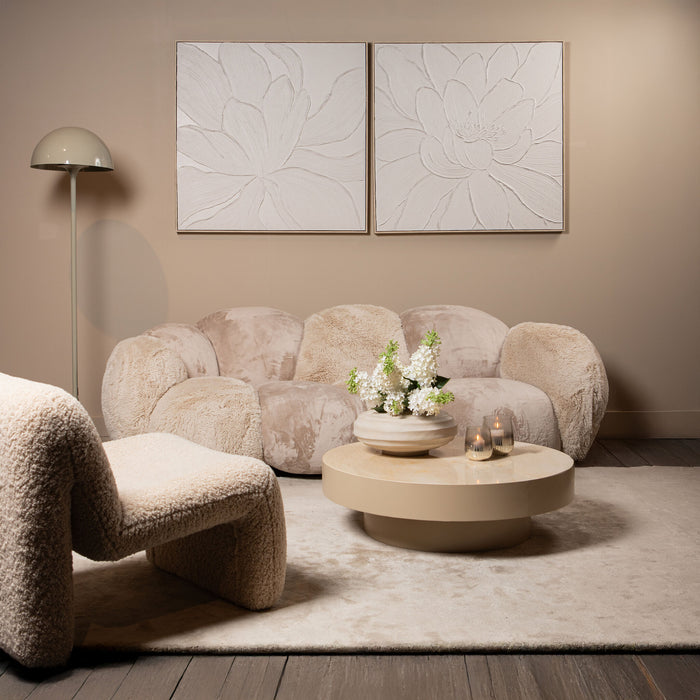 3-Zitsbank Curvae Lush Beige