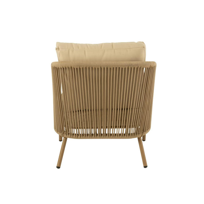 3-zitsbank Beige Katoen 65x76 cm-3-Zitsbanken-J-Line