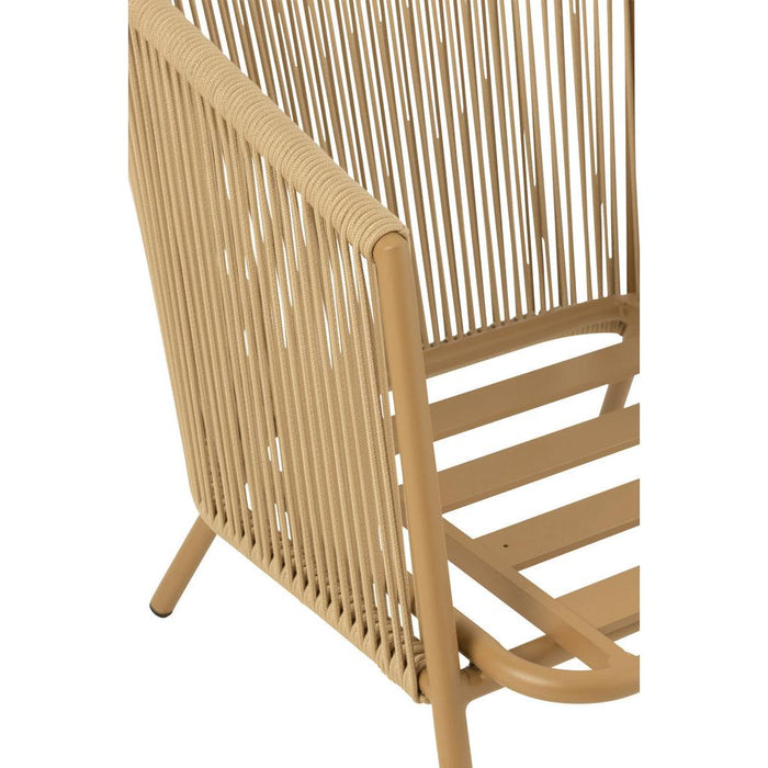 3-zitsbank Beige Katoen 65x76 cm-3-Zitsbanken-J-Line