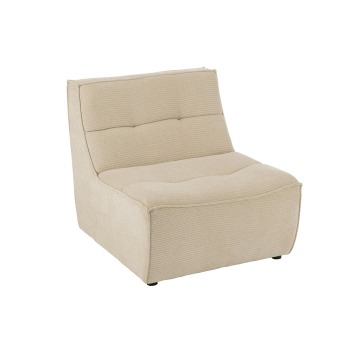 3-zitsbank Beige Populierenhout 97x83 cm-3-Zitsbanken-J-Line