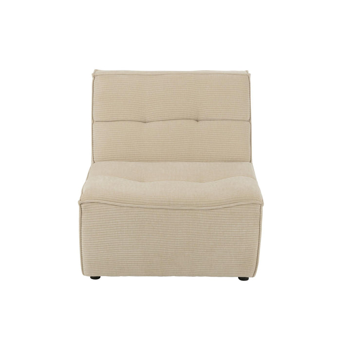 3-zitsbank Beige Populierenhout 97x83 cm-3-Zitsbanken-J-Line