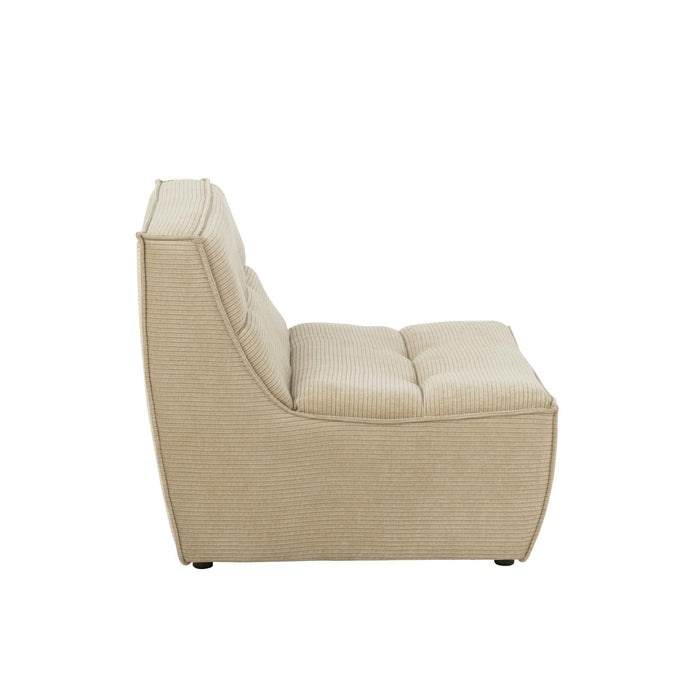 3-zitsbank Beige Schuim 97x83 cm-3-Zitsbanken-J-Line