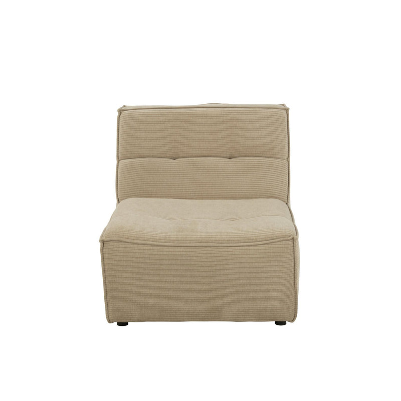 3-zitsbank Beige Schuim 97x83 cm-3-Zitsbanken-J-Line
