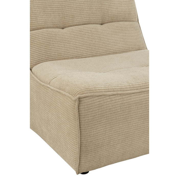 3-zitsbank Beige Schuim 97x83 cm-3-Zitsbanken-J-Line