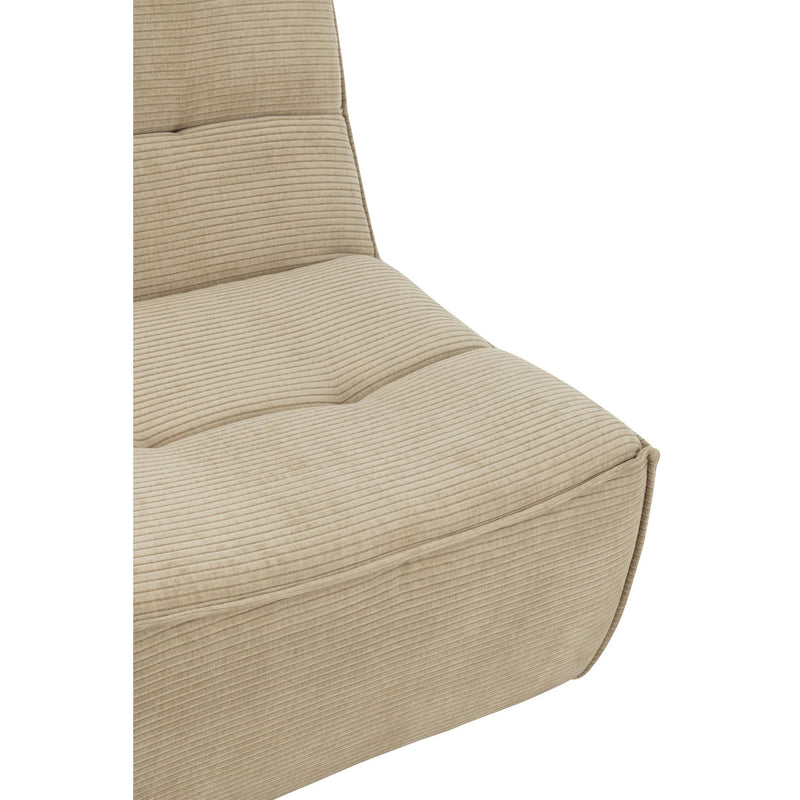 3-zitsbank Beige Schuim 97x83 cm-3-Zitsbanken-J-Line