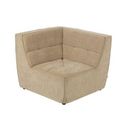 3-zitsbank Beige Schuim 98 cm 98x98x83 cm-3-Zitsbanken-J-Line
