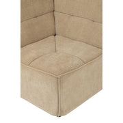 3-zitsbank Beige Schuim 98 cm 98x98x83 cm-3-Zitsbanken-J-Line