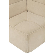 3-zitsbank Beige Stof 98 cm 98x98x83 cm-3-Zitsbanken-J-Line