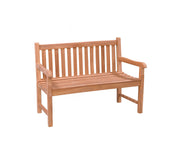 3-zitsbank Bison Teakhout Naturel hout 120x70 cm-3-Zitsbanken-Livingfurn