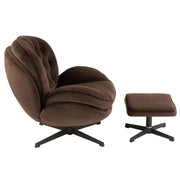 3-zitsbank Bruin Metaal 88 cm 88x83x84 cm-3-Zitsbanken-J-Line