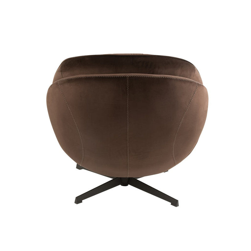 3-zitsbank Bruin Metaal 88 cm 88x83x84 cm-3-Zitsbanken-J-Line