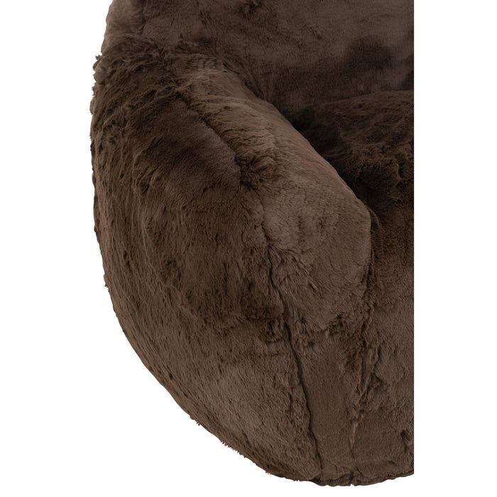 3-zitsbank Bruin Polyester S 98 cm-3-Zitsbanken-J-Line