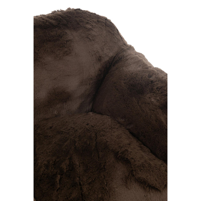 3-zitsbank Bruin Polyester S 98 cm 98x99x75 cm-3-Zitsbanken-J-Line