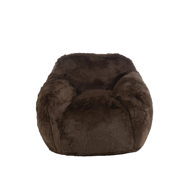 3-zitsbank Bruin Polyester S 98 cm 98x99x75 cm-3-Zitsbanken-J-Line