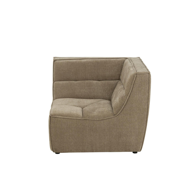 3-zitsbank Bruin Populierenhout 98 cm 98x98x83 cm-3-Zitsbanken-J-Line