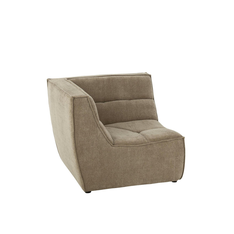 3-zitsbank Bruin Populierenhout 98 cm 98x98x83 cm-3-Zitsbanken-J-Line