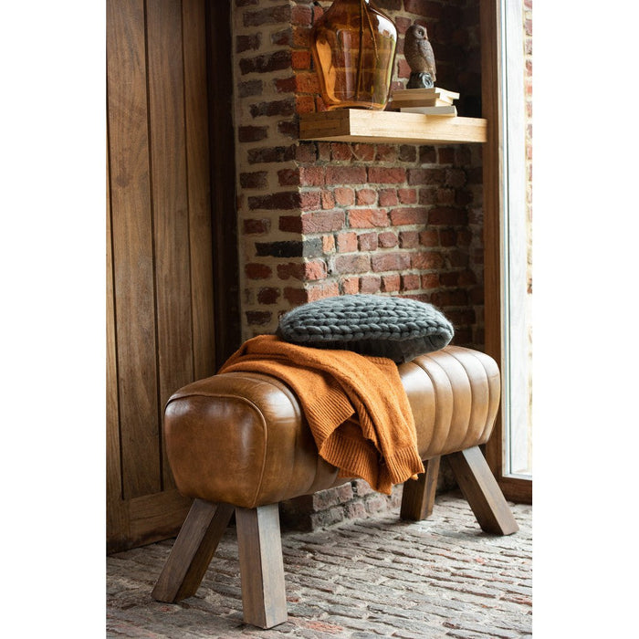 3-zitsbank Bruin Sheesham hout 30x87 cm-3-Zitsbanken-J-Line