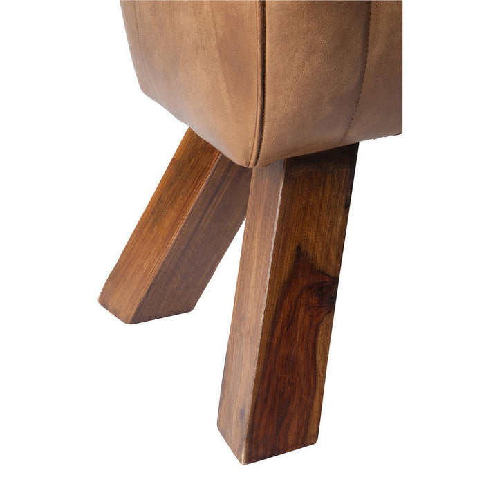 3-zitsbank Bruin Sheesham hout 30x87 cm-3-Zitsbanken-J-Line